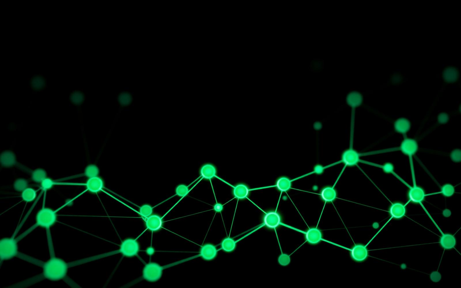 Blockchain data network visualization